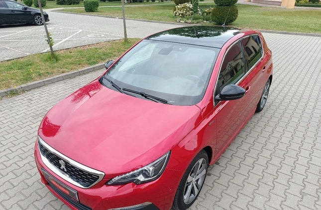 Peugeot 308 cena 51500 przebieg: 166000, rok produkcji 2017 z Góra małe 742